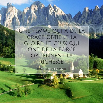 Proverbes 11:16 Verset biblique expliqué