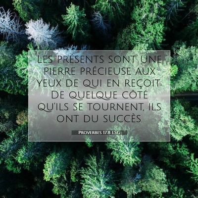 Proverbes 17:8 Verset biblique expliqué