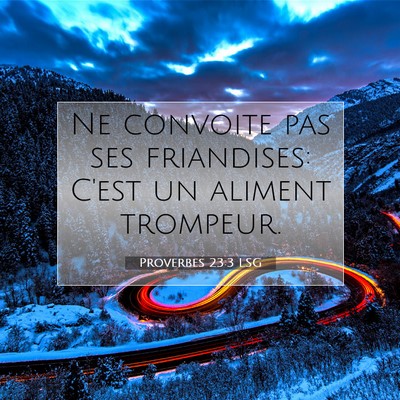 Proverbes 23:3 Verset biblique expliqué