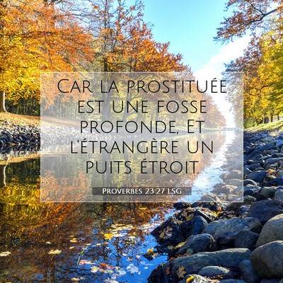 Proverbes 23:27 Verset biblique expliqué