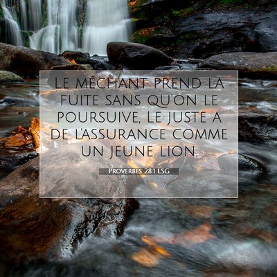 Proverbes 28:1 Verset biblique expliqué