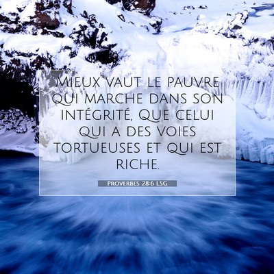 Proverbes 28:6 Verset biblique expliqué