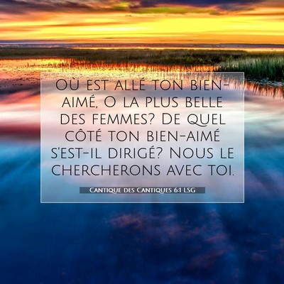 Cantique des Cantiques 6:1 Verset biblique expliqué