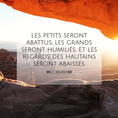 Ésaïe 5:15 Verset biblique expliqué