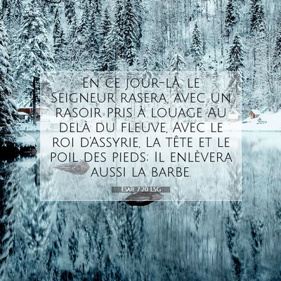 Ésaïe 7:20 Verset biblique expliqué