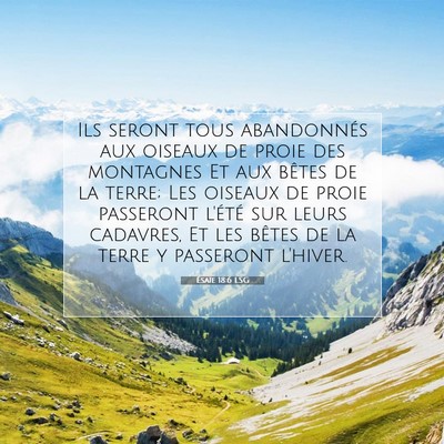 Ésaïe 18:6 Verset biblique expliqué