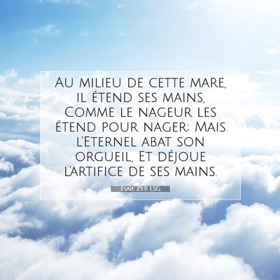 Ésaïe 25:11 Verset biblique expliqué