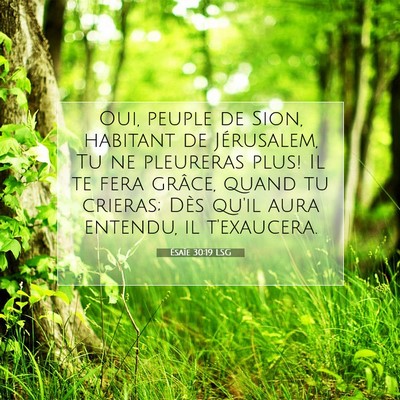 Ésaïe 30:19 Verset biblique expliqué