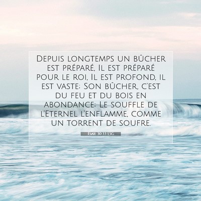 Ésaïe 30:33 Verset biblique expliqué