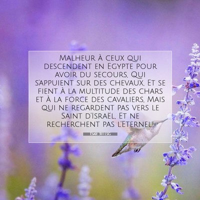 Ésaïe 31:1 Verset biblique expliqué