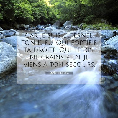 Ésaïe 41:13 Verset biblique expliqué