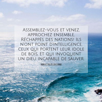 Ésaïe 45:20 Verset biblique expliqué