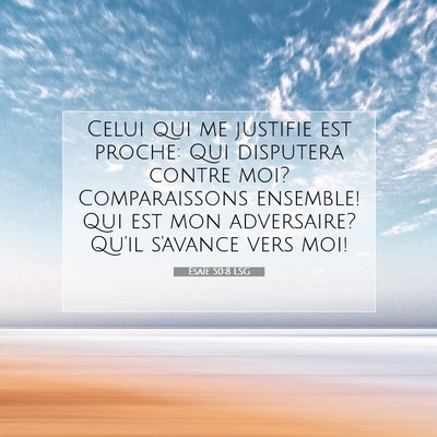 Ésaïe 50:8 Verset biblique expliqué