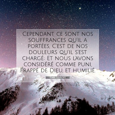 Ésaïe 53:4 Verset biblique expliqué