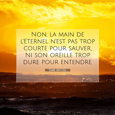 Ésaïe 59:1 Verset biblique expliqué