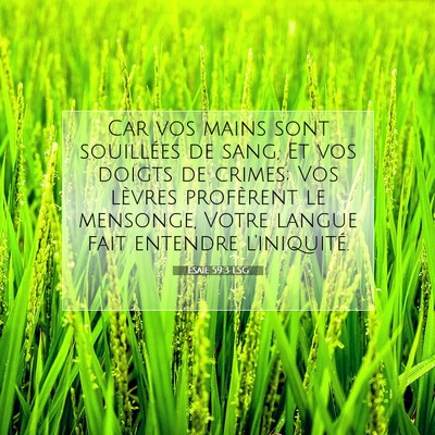 Ésaïe 59:3 Verset biblique expliqué