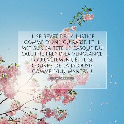 Ésaïe 59:17 Verset biblique expliqué