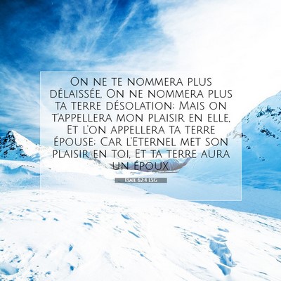 Ésaïe 62:4 LSG Image du verset biblique