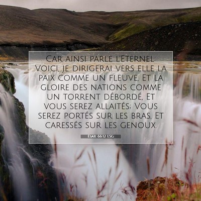 Ésaïe 66:12 LSG Image du verset biblique