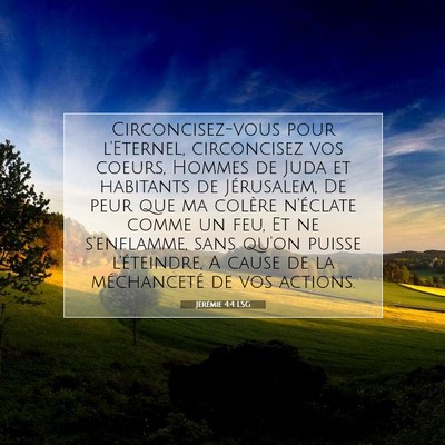 Jérémie 4:4 LSG Image du verset biblique