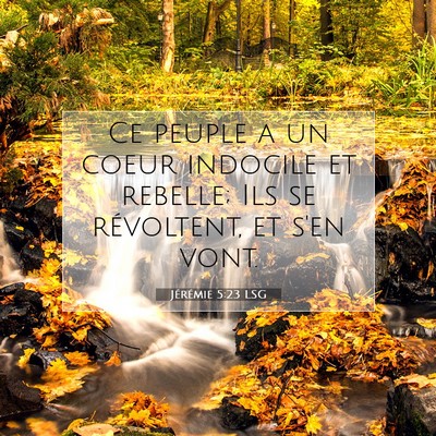 Jérémie 5:23 LSG Image du verset biblique