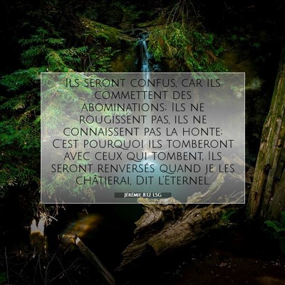 Jérémie 8:12 Verset biblique expliqué