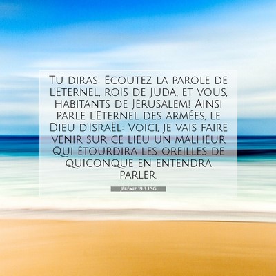 Jérémie 19:3 LSG Image du verset biblique