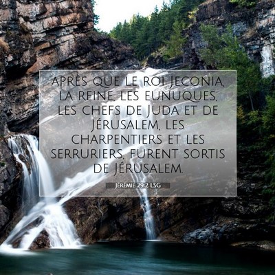 Jérémie 29:2 Verset biblique expliqué