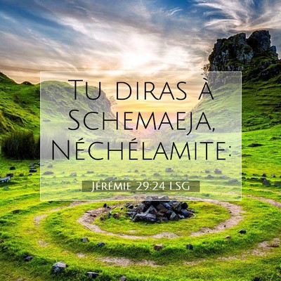 Jérémie 29:24 Verset biblique expliqué