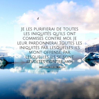 Jérémie 33:8 LSG Image du verset biblique