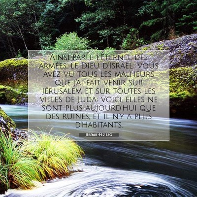 Jérémie 44:2 LSG Image du verset biblique