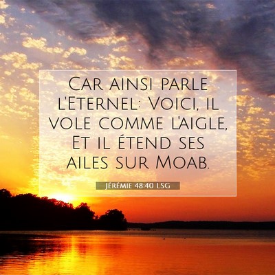 Jérémie 48:40 Verset biblique expliqué