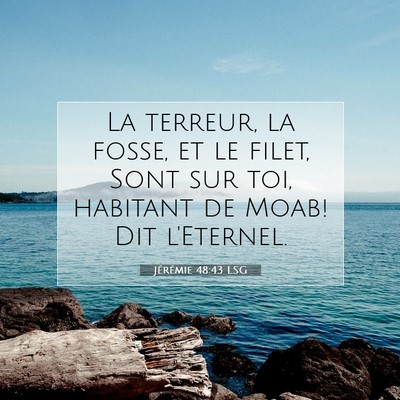 Jérémie 48:43 Verset biblique expliqué