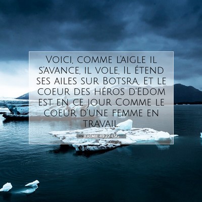 Jérémie 49:22 LSG Image du verset biblique