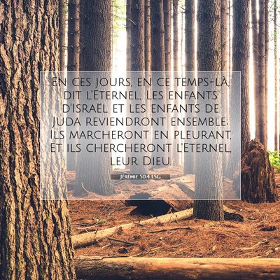 Jérémie 50:4 Verset biblique expliqué