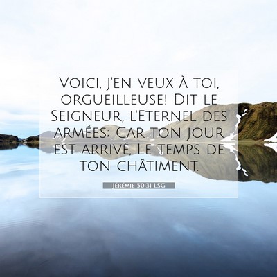 Jérémie 50:31 Verset biblique expliqué