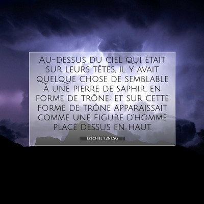 Ézéchiel 1:26 Verset biblique expliqué