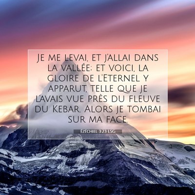 Ézéchiel 3:23 LSG Image du verset biblique