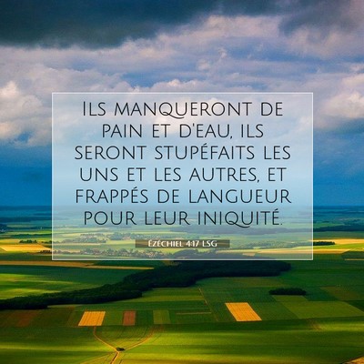 Ézéchiel 4:17 LSG Image du verset biblique