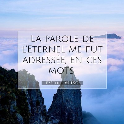 Ézéchiel 6:1 Verset biblique expliqué