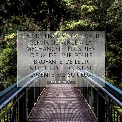 Ézéchiel 7:11 Verset biblique expliqué