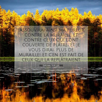 Ézéchiel 13:15 Verset biblique expliqué