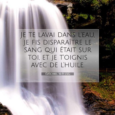 Ézéchiel 16:9 LSG Image du verset biblique