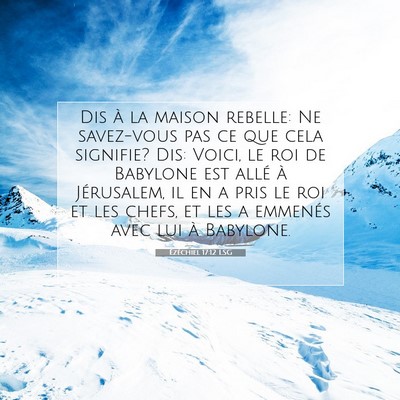 Ézéchiel 17:12 LSG Image du verset biblique