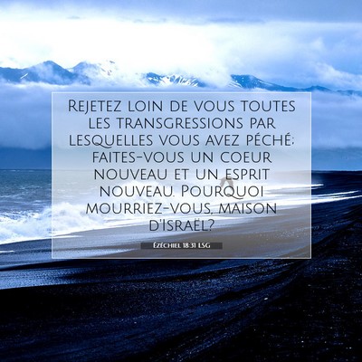 Ézéchiel 18:31 LSG Image du verset biblique