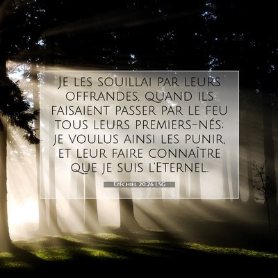 Ézéchiel 20:26 Verset biblique expliqué