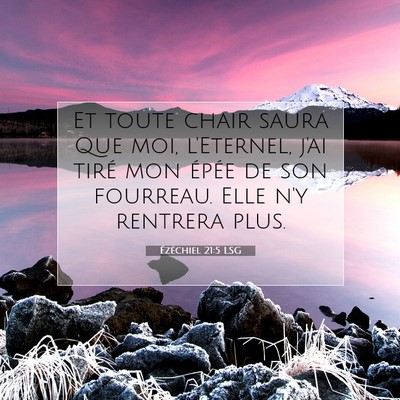 Ézéchiel 21:5 LSG Image du verset biblique