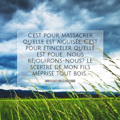 Ézéchiel 21:10 Verset biblique expliqué