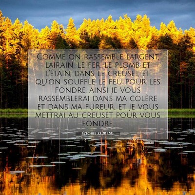 Ézéchiel 22:20 LSG Image du verset biblique