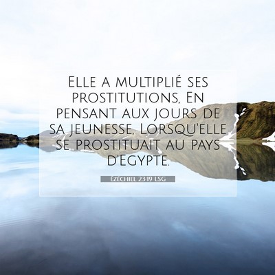 Ézéchiel 23:19 LSG Image du verset biblique